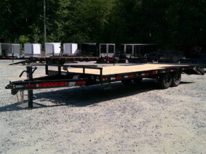 2027 Maxx-D DOX 8.5x24 Equipment Deckover Trailer Ladder Ramps 14K GVWR