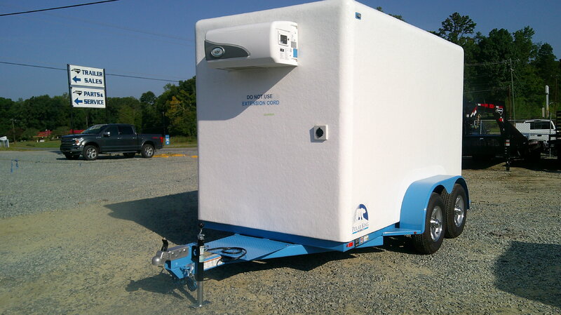 2026 Polar King 6x12 Freezer Refrigerated Trailer Swing Door 7K GVWR