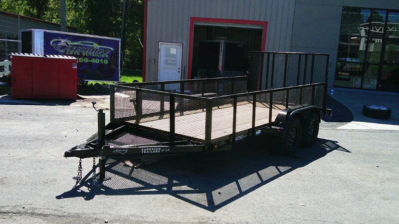 2026 Superior Trailers of GA 6x14 HD Utility Landscape Trailer 24" Mesh 7K GVWR