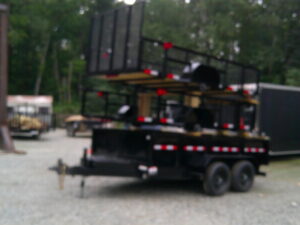 2026 Nolan 6x12 Utility Landscape Trailer 24" Mesh 3K GVWR