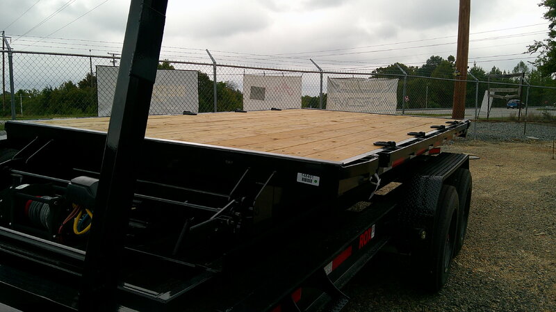 2027 Maxx-D ROXT 7x14 Roll-Off Wood Floor Flatbed Deck