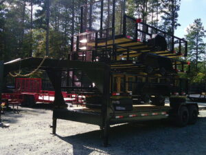 2027 Nolan 7x24 Gooseneck Equipment Trailer Partial Tilt 17K GVWR