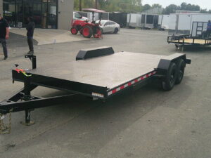 2027 Nolan 7x18 Car Hauler Trailer Metal Deck 10K GVWR