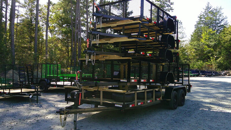 2027 Nolan 6x14 Utility Landscape Trailer 24" Mesh 3K GVWR