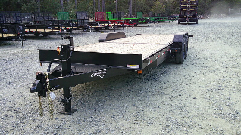 2026 Nolan 7x22 Equipment Trailer Partial Tilt 17K GVWR